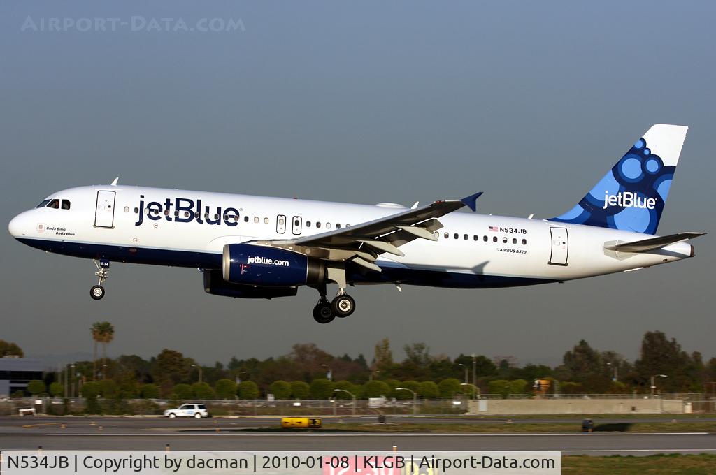 N534JB, 2002 Airbus A320-232 C/N 1705, 