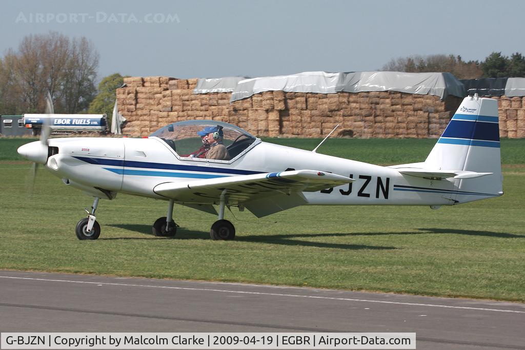 G-BJZN, 1982 Slingsby T-67A Firefly C/N 1997, Slingsby T-67A at Breighton Airfield, UK in 2009.