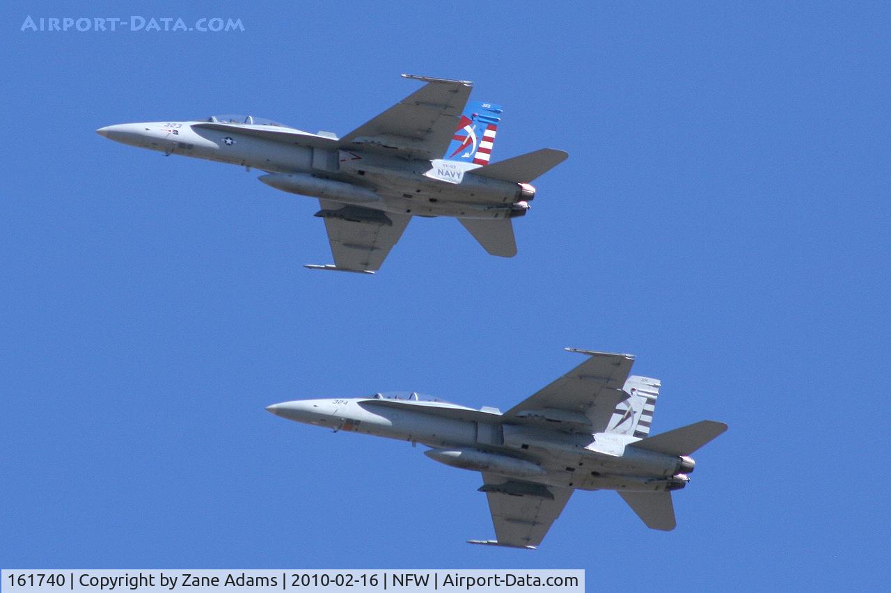 161740, McDonnell Douglas F/A-18B Hornet C/N 0095, VX-23 flight of two cleared for the option...in support of the F-35 program.