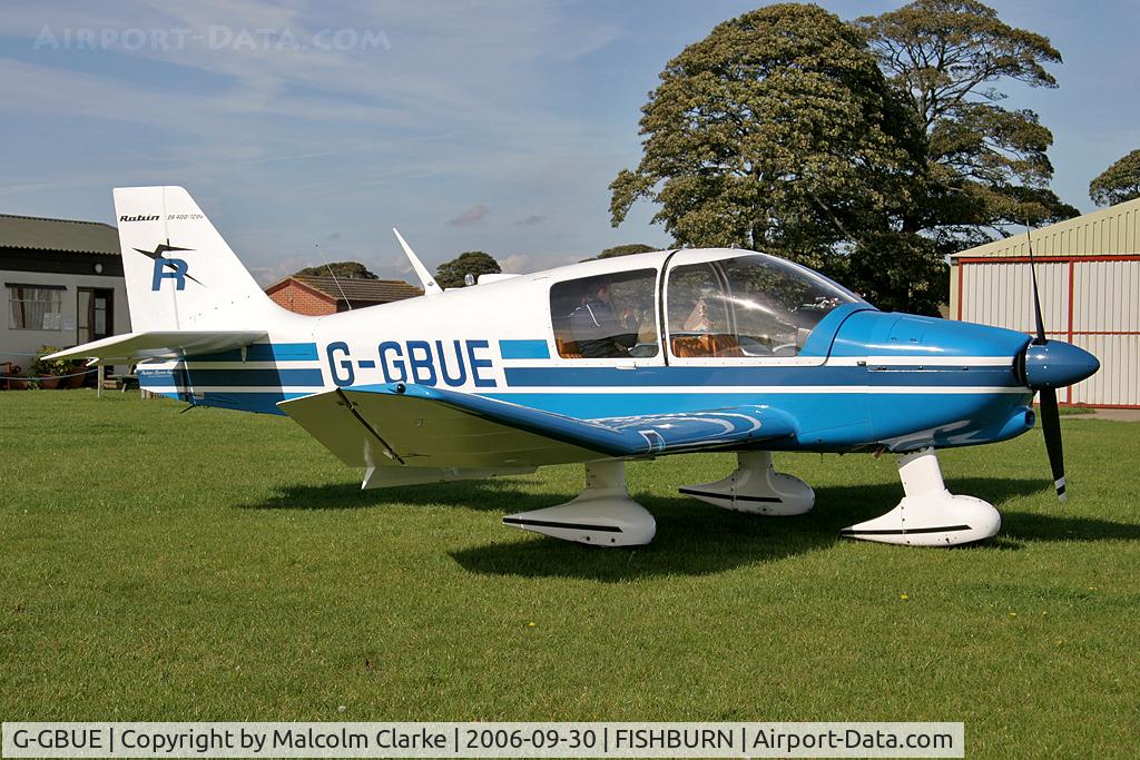 G-GBUE, 1978 Robin DR-400-120A Petit Prince C/N 1354, Robin DR-400-120A Petit Prince at Fishburn Airfield, UK in 2006.