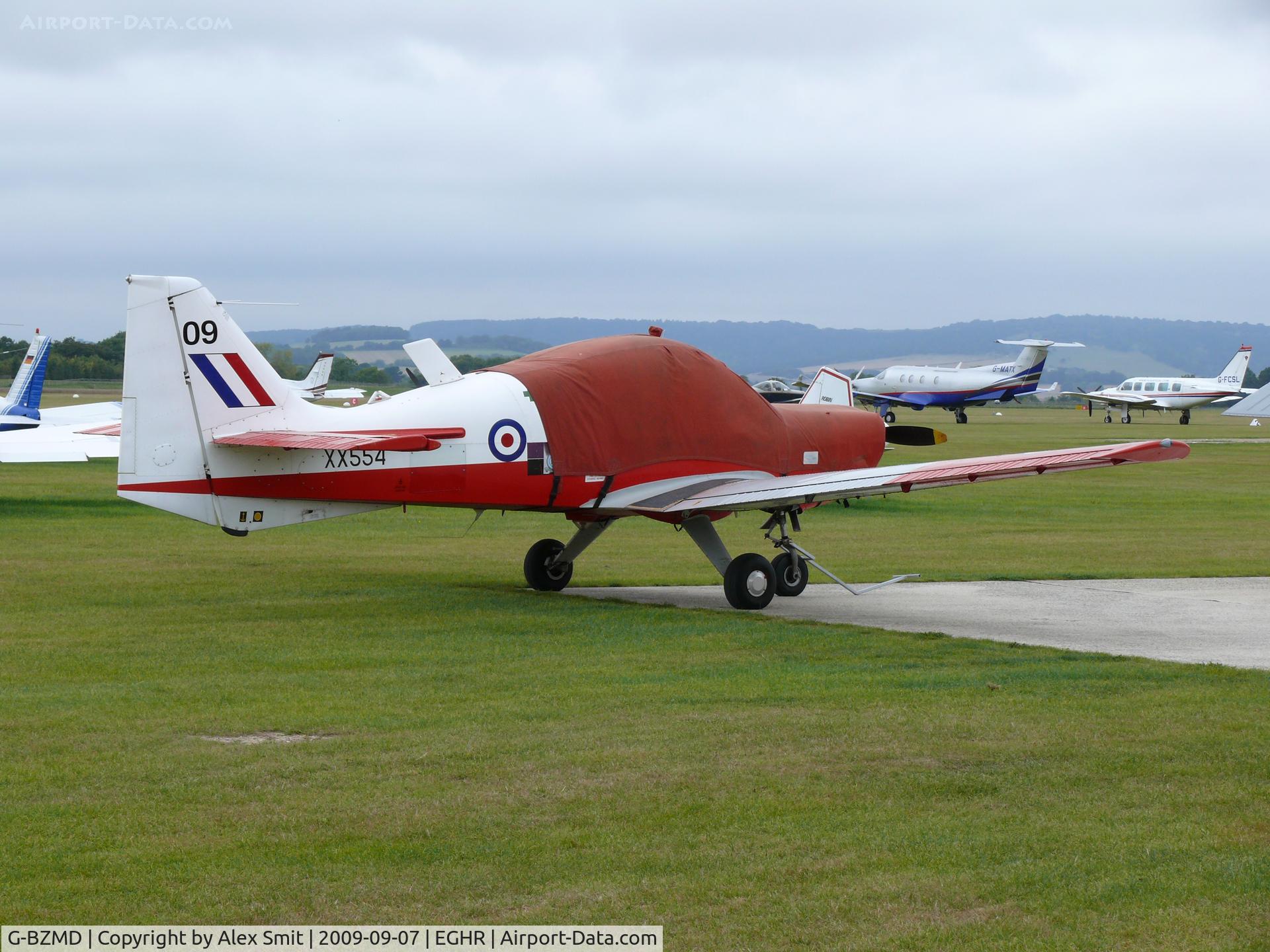 G-BZMD, 1973 Scottish Aviation Bulldog T.1 C/N BH120/247, Scottish Aviation BH121 Bulldog T1 G-BZMD Mad Dog Flying Group painted as Royal Air Force XX554/09