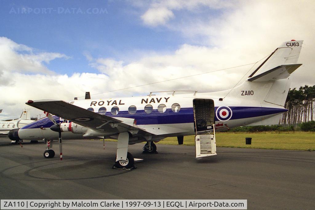 ZA110, 1971 Scottish Aviation HP-137 Jetstream T.2 C/N 248, Scottish Aviation HP-137 Jetstream T2. Formerly F-BTMI at RAF Leuchar's Battle of Britain Air Show in 1997 from RN No 750 Sqn, RNAS Culdrose.