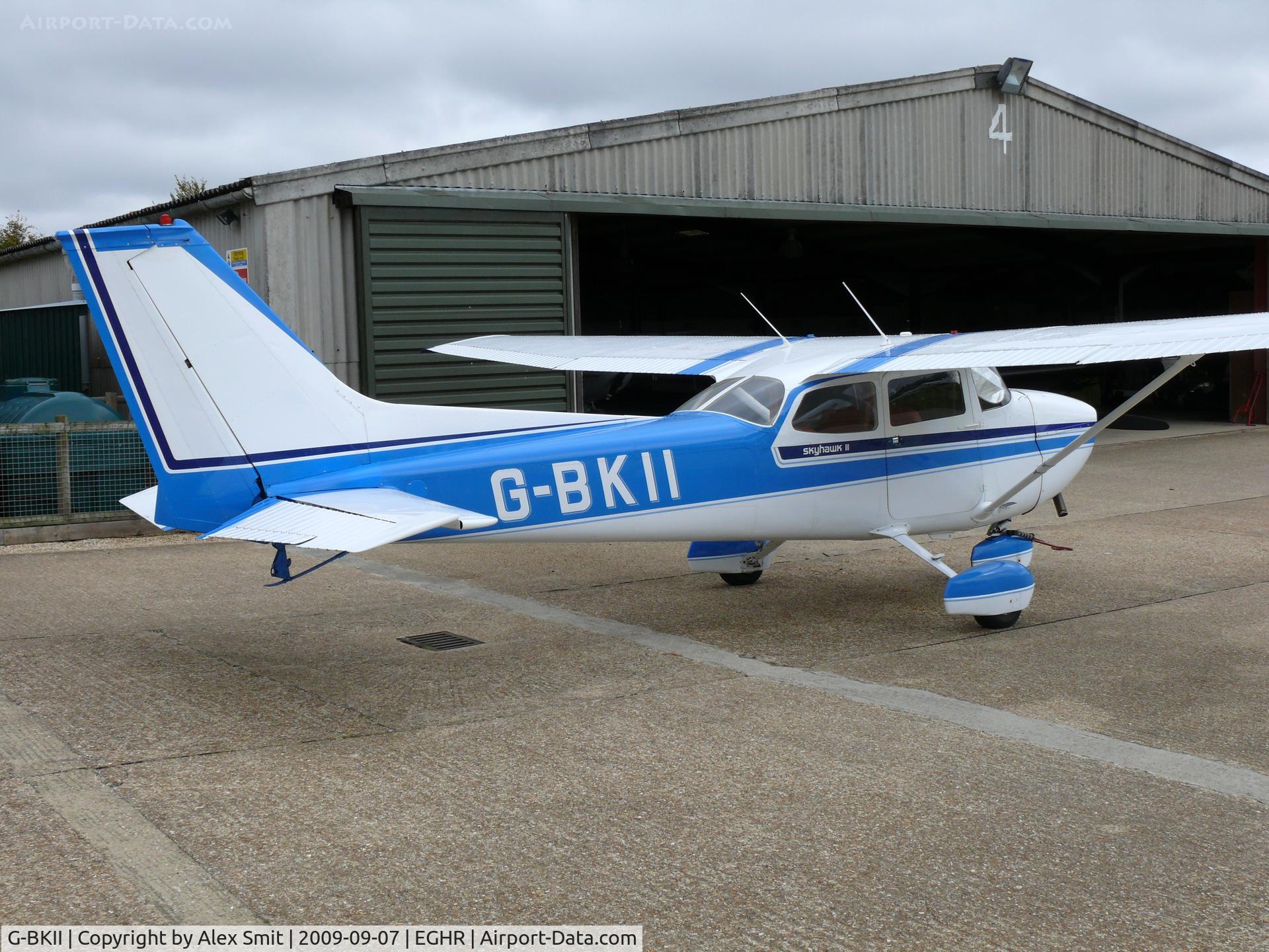 G-BKII, 1975 Reims F172M ll Skyhawk C/N 1370, Cessna C172M Skyhawk G-BKII Sealand Aerial Photography