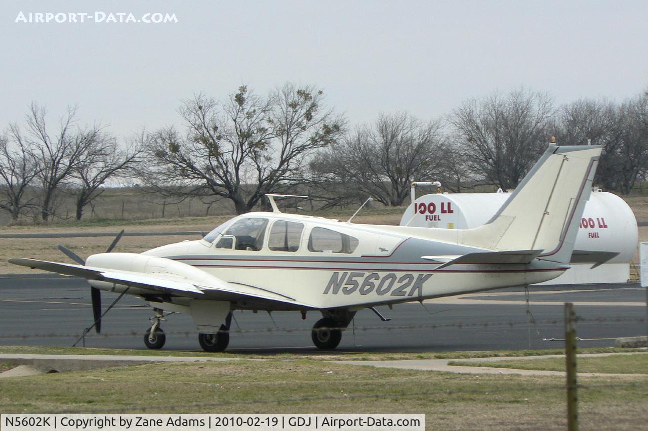 N5602K, 1964 Beech 95-B55 (T42A) Baron C/N TC-598, At Granbury Municipal