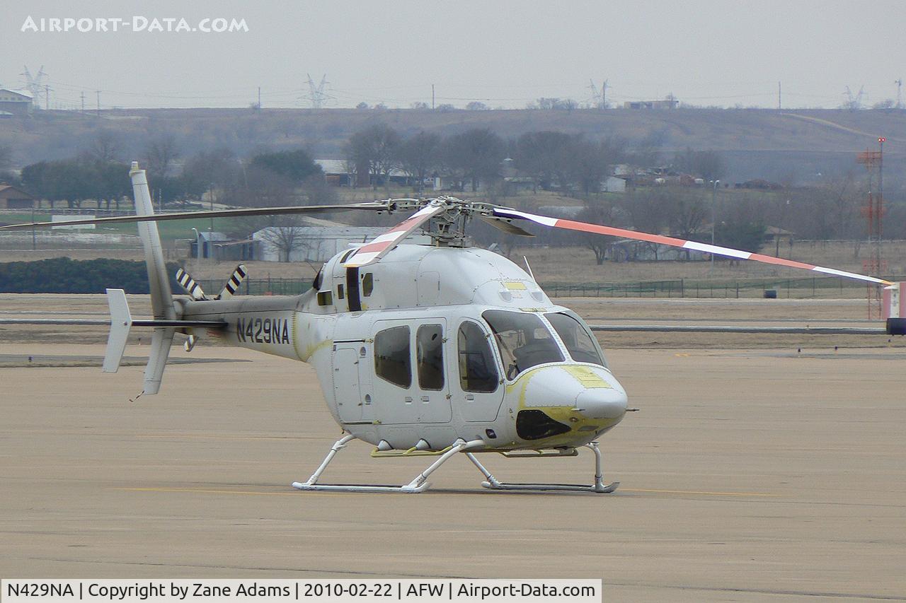 N429NA, Bell 429 GlobalRanger C/N 57009, At Fort Worth Alliance Airport