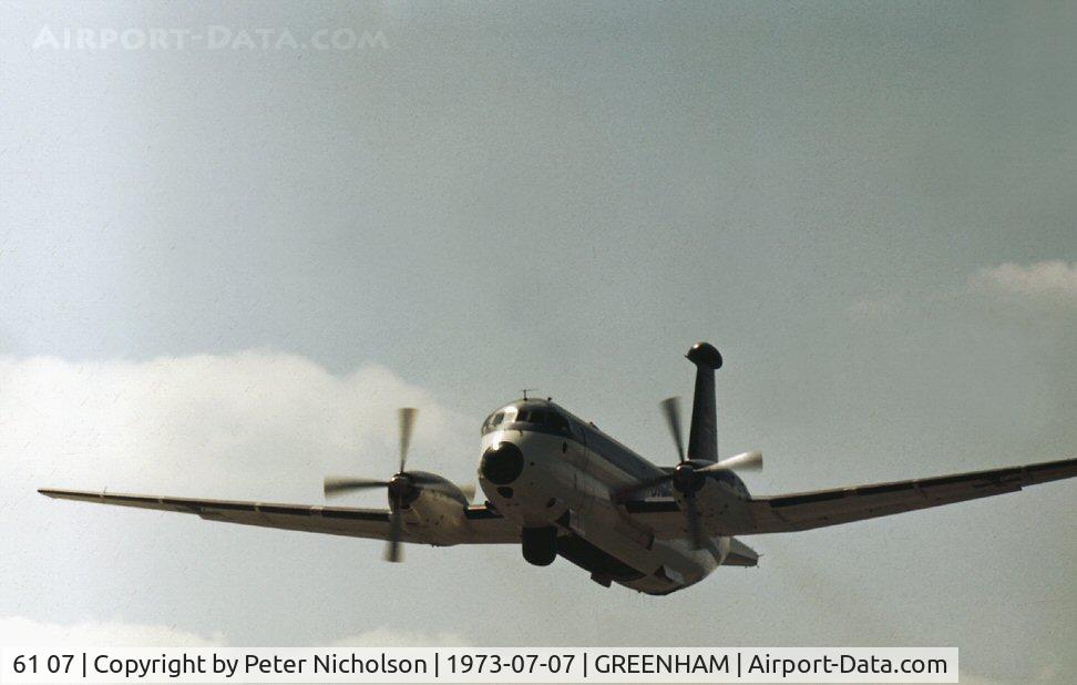 61 07, Breguet 1150 Atlantic C/N 14, Atlantic of Kreigsmarine MFG-3 at the 1973 Intnl Air Tattoo at RAF Greenham Common.