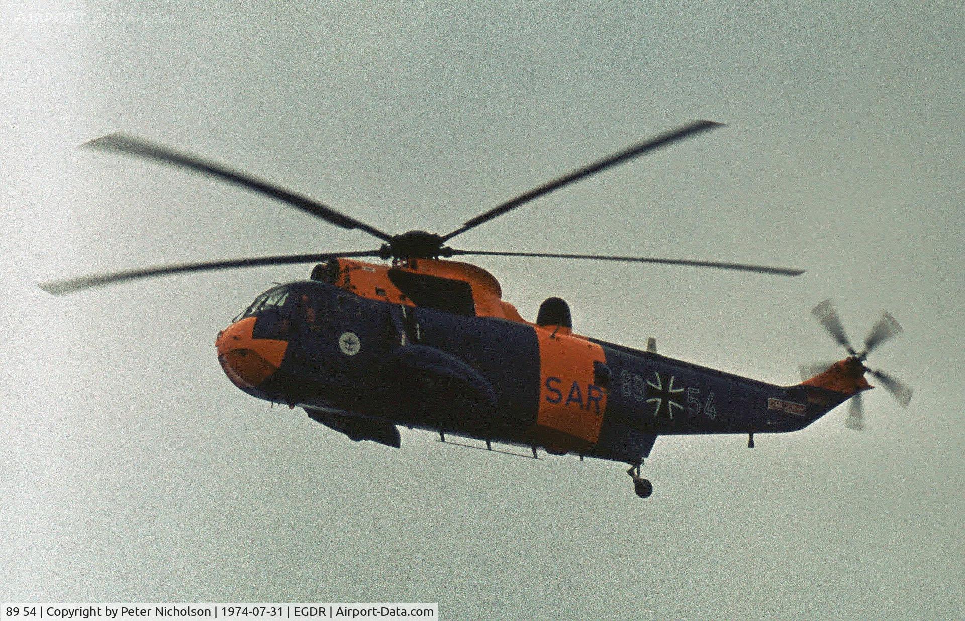 89 54, 1973 Westland Sea King Mk.41 C/N wa758, Sea King Mk.41 of MFG-5 at the 1974 RNAS Culdrose Air Day