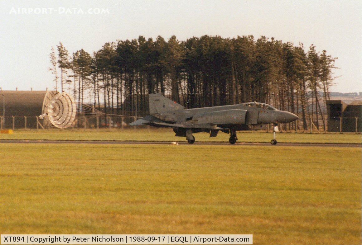 XT894, 1968 McDonnell Douglas Phantom FGR2 C/N 2370, Phantom FGR.2 of 228 Operational Conversion Unit landing at the 1988 RAF Leuchars Airshow.