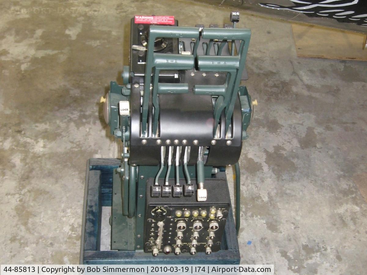 44-85813, 1944 Boeing B-17G Flying Fortress C/N 8722, Fully restored engine control console