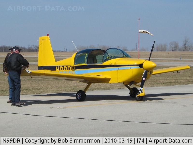 N99DR, 1968 American AA-1 Yankee C/N AA1-0038, On the ramp at Urbana, Ohio