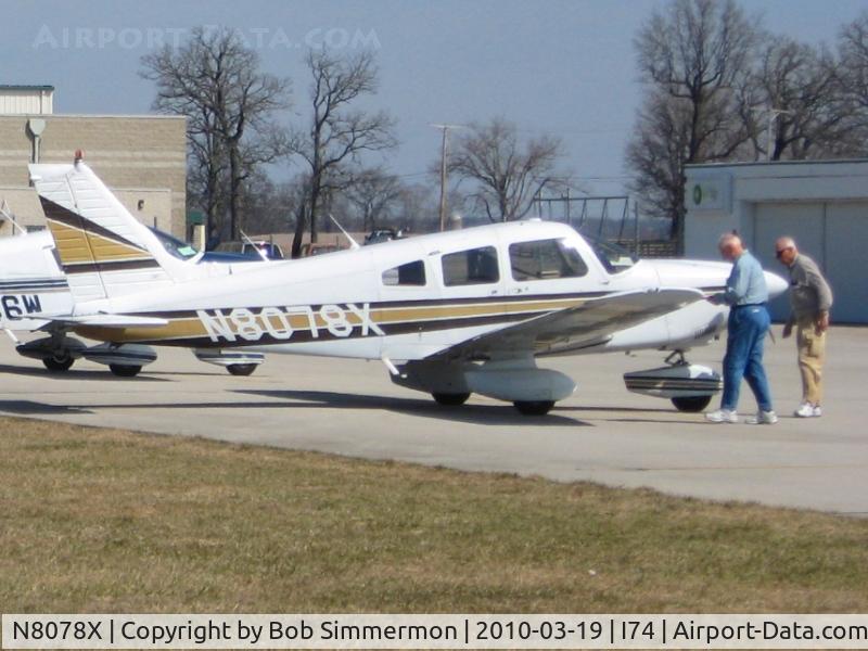 N8078X, 1979 Piper PA-28-181 C/N 28-8090075, On the ramp at Urbana, Ohio