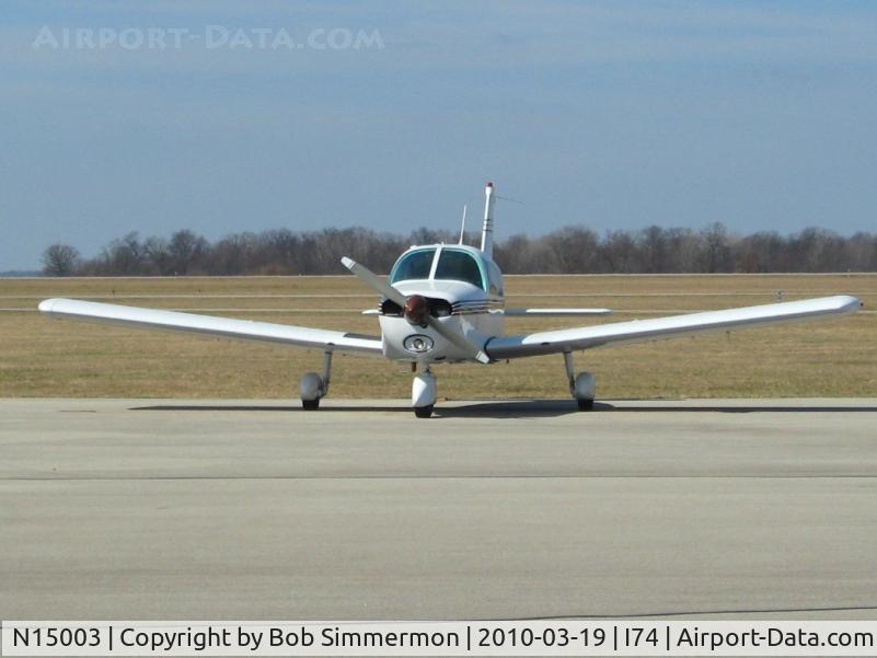 N15003, 1972 Piper PA-28-140 C/N 28-7225548, On the ramp at Urbana, Ohio