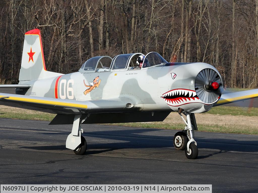 N6097U, 1973 Nanchang CJ-6 C/N 2851276, Arriving at the Flying W