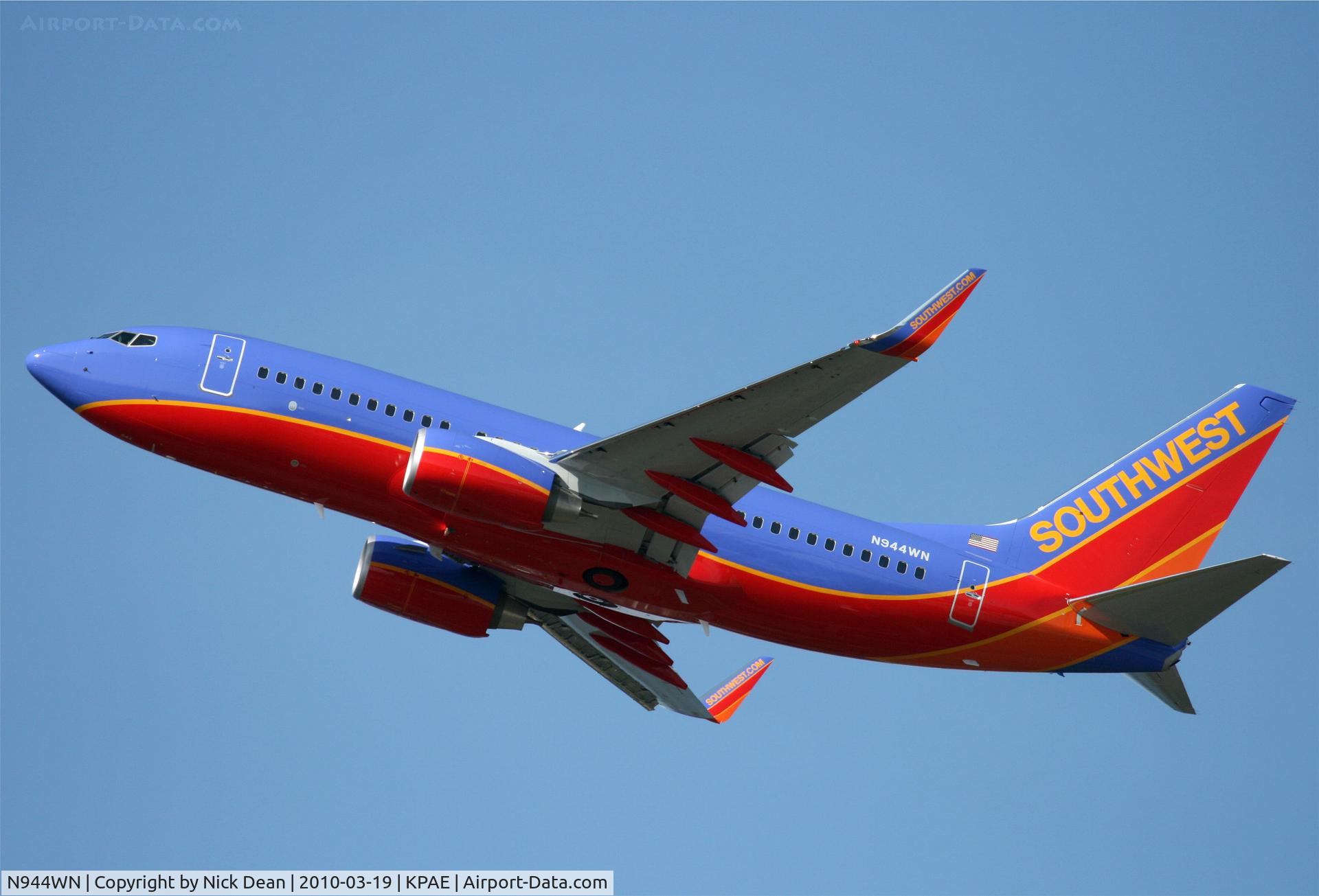 N944WN, 2010 Boeing 737-7H4 C/N 36659, KPAE