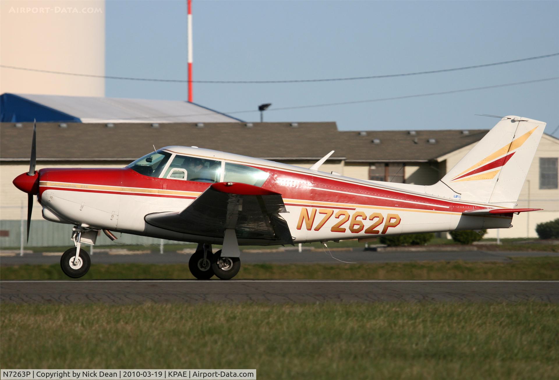 N7263P, 1960 Piper PA-24-180 Comanche C/N 24-2439, KPAE