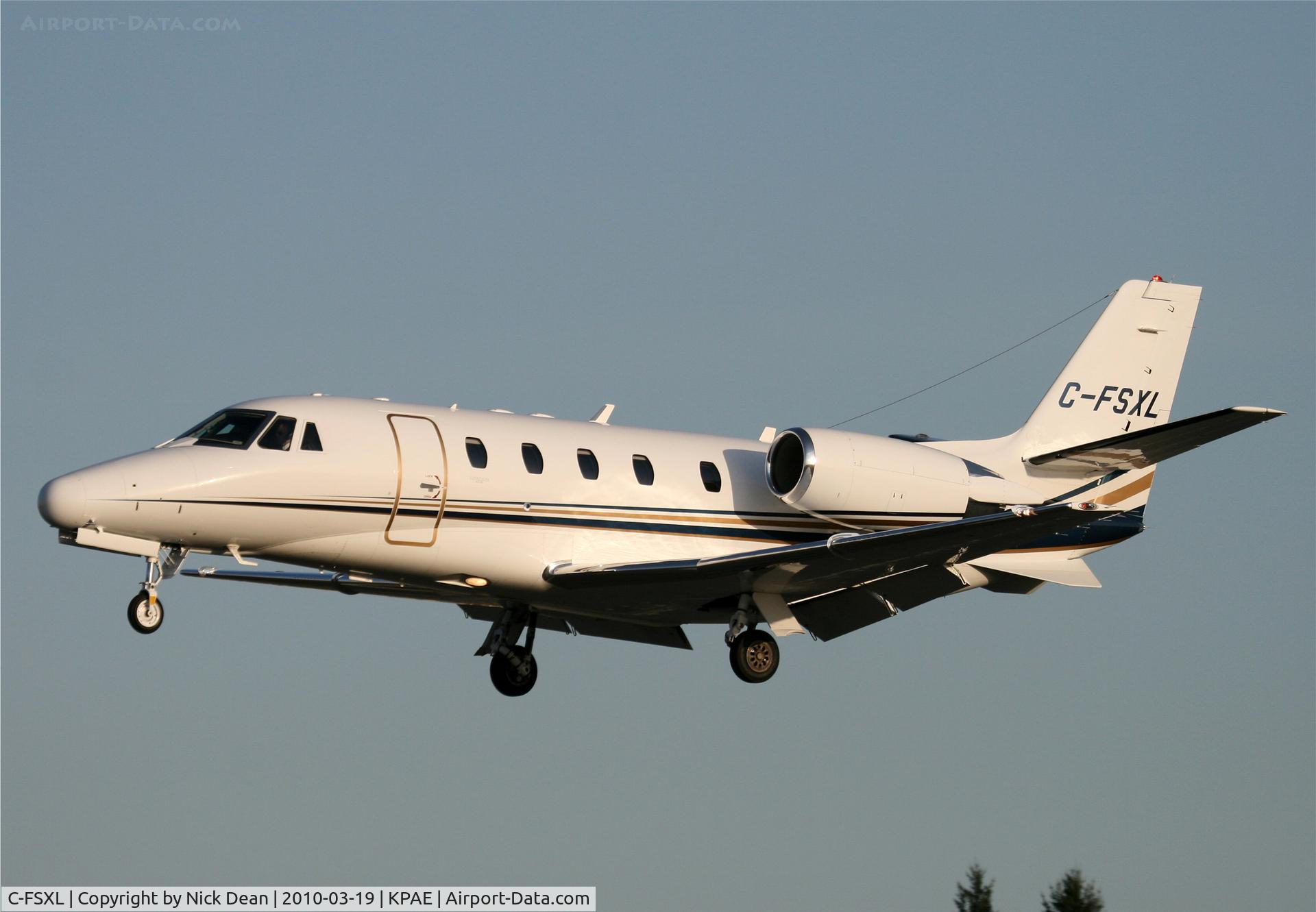 C-FSXL, 2007 Cessna Citation 560XLS C/N 560-5747, KPAE