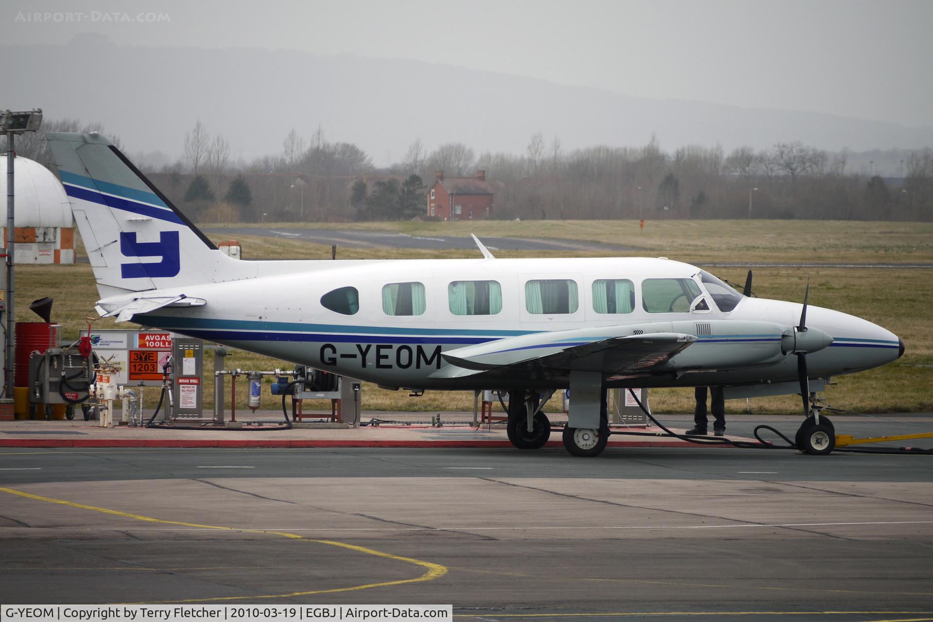 G-YEOM, 1983 Piper PA-31-350 Chieftain C/N 31-8352022, 1983 Piper PIPER PA-31-350 at Gloucestershire (Staverton) Airport