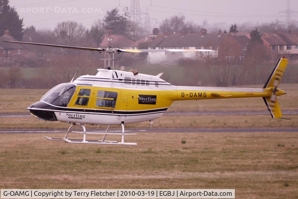 G-OAMG, 1980 Bell 206B JetRanger III C/N 2901, 1980 Bell Helicopter Textron BELL 206B at Gloucestershire (Staverton) Airport