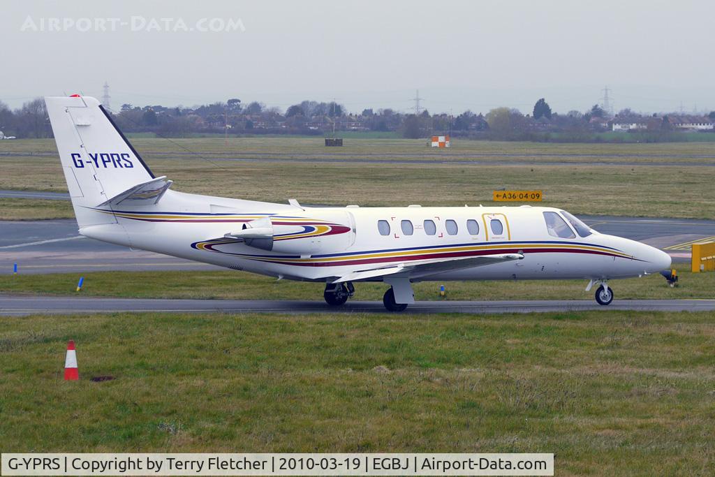 G-YPRS, 2000 Cessna 550 Citation Bravo C/N 550-0935, Citation I at Gloucestershire (Staverton) Airport