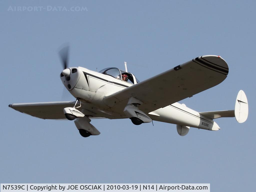 N7539C, 1958 Forney F-1 Aircoupe C/N 5654, At N14