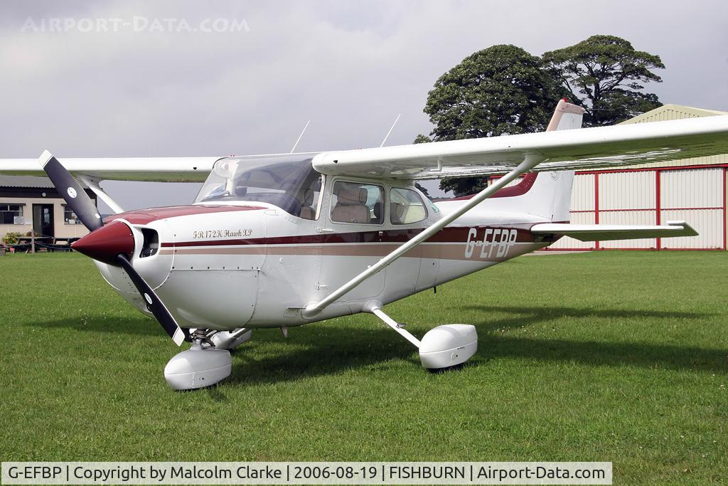 G-EFBP, 1980 Reims FR172K Hawk XP C/N 0664, Reims FR172K Hawk XP at Fishburn Airfield, UK in 2006.