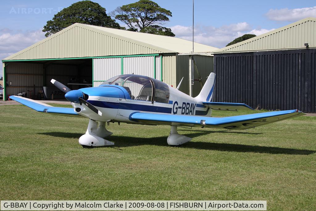 G-BBAY, 1973 Robin DR-400-140 Major C/N 841, Robin DR-400-140 Major at Fishburn Airfield, UK in 2009.