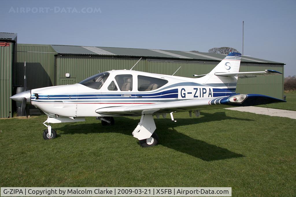 G-ZIPA, 1979 Rockwell Commander 114A C/N 14505, Rockwell Commander 114A at Fishburn Airfield, UK in 2009.