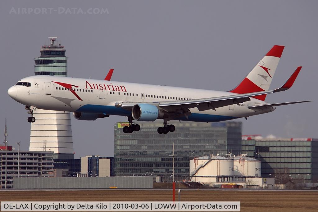 OE-LAX, 1992 Boeing 767-3Z9/ER C/N 27095, AUSTRIAN AIRLINES