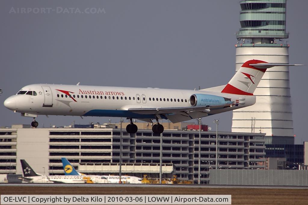 OE-LVC, 1993 Fokker 100 (F-28-0100) C/N 11446, AUSTRIAN ARROWS