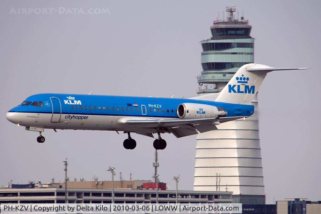 PH-KZV, 1995 Fokker 70 (F-28-0070) C/N 11556, KLM