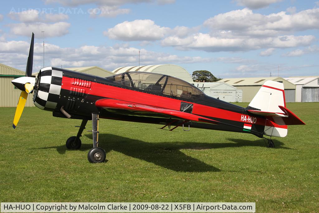 HA-HUO, 1995 Sukhoi Su-29 C/N 80-01, Sukhoi SU-29 at Fishburn Airfield, UK in 2009.