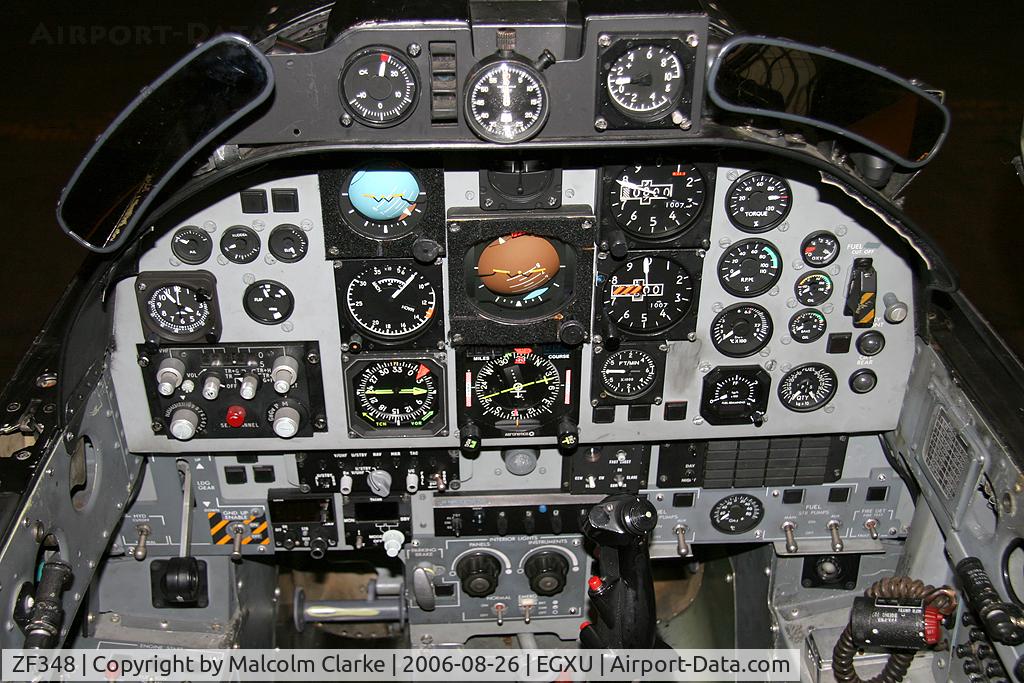 ZF348, Short S-312 Tucano T1 C/N S112/T83, Short S-312 Tucano T1 - the front seat - at RAF Linton-on-Ouse in 2006.