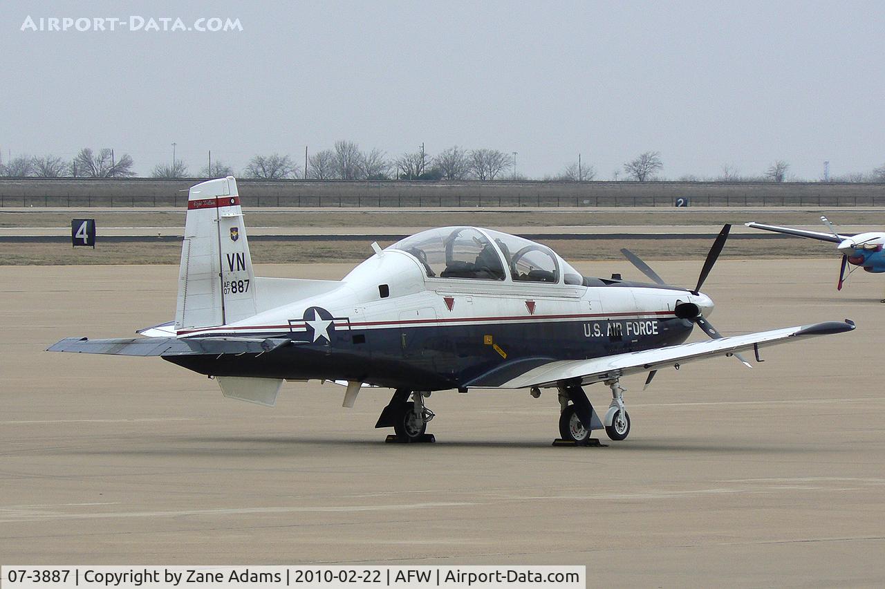 07-3887, 2007 Raytheon T-6A Texan II C/N PT-442, At Fort Worth Alliance Airport