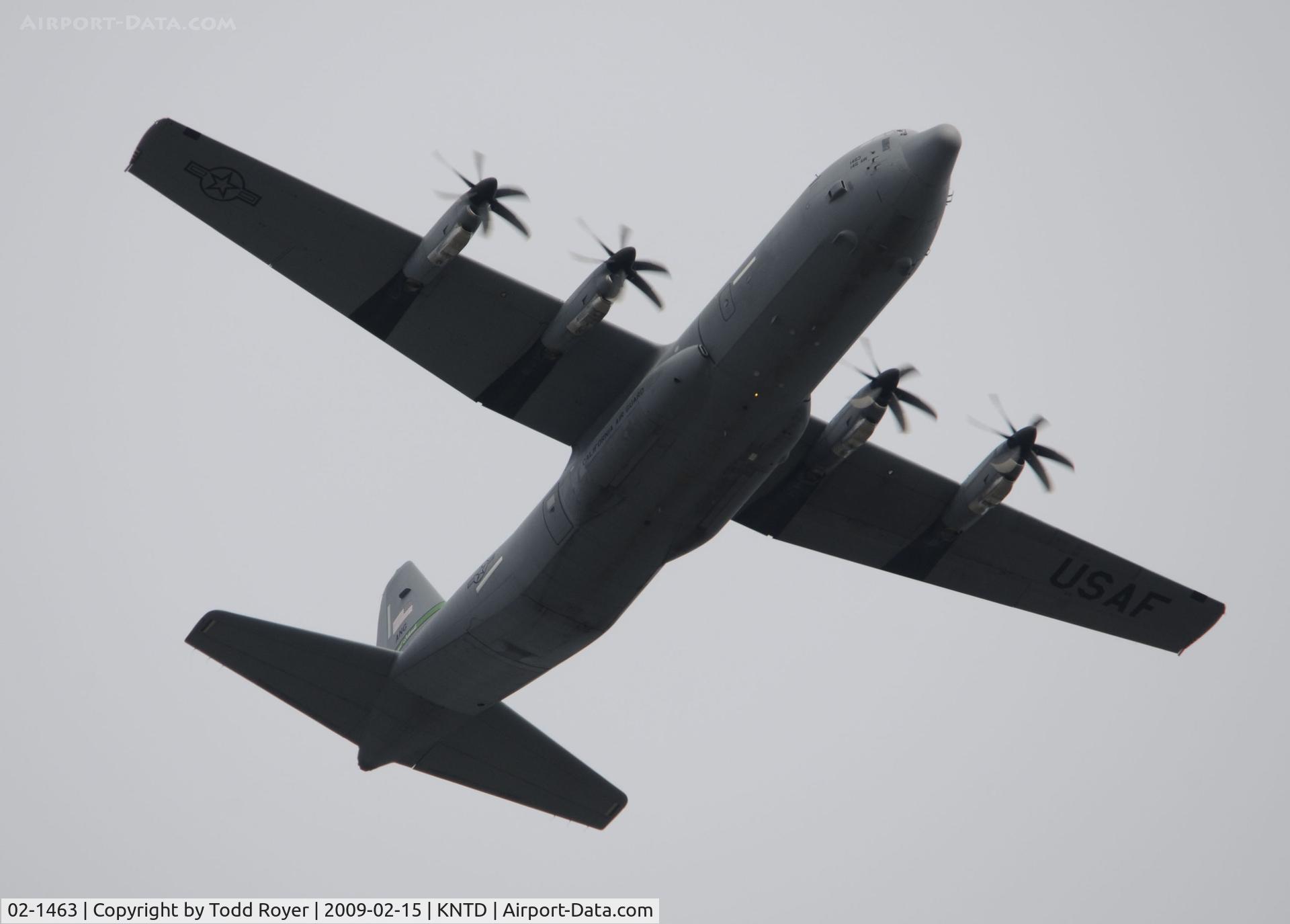 02-1463, 2003 Lockheed Martin C-130J-30 Super Hercules C/N 382-5551, From the backyard
