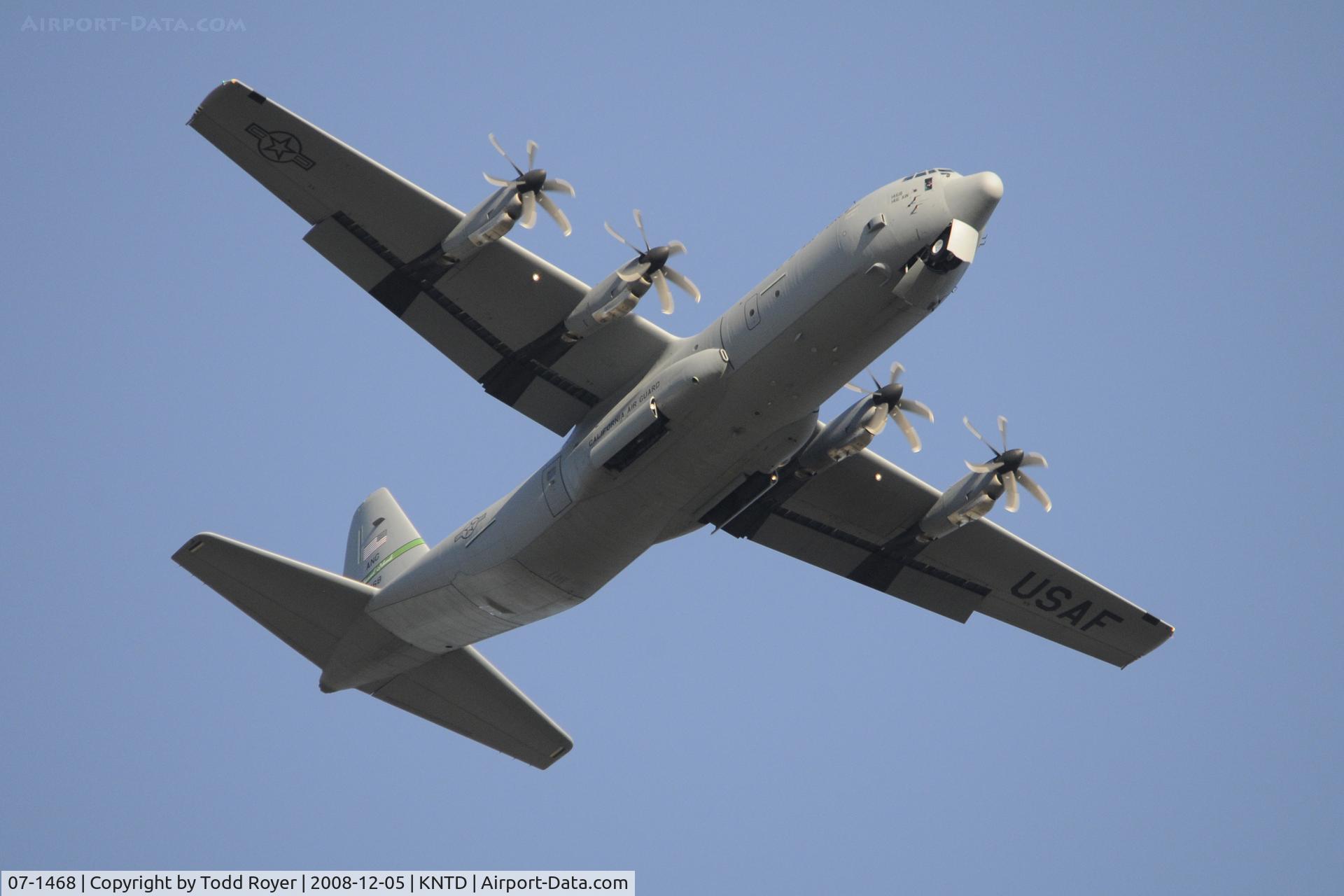07-1468, 2008 Lockheed Martin C-130J-30 Super Hercules C/N 382-5594, From the backyard