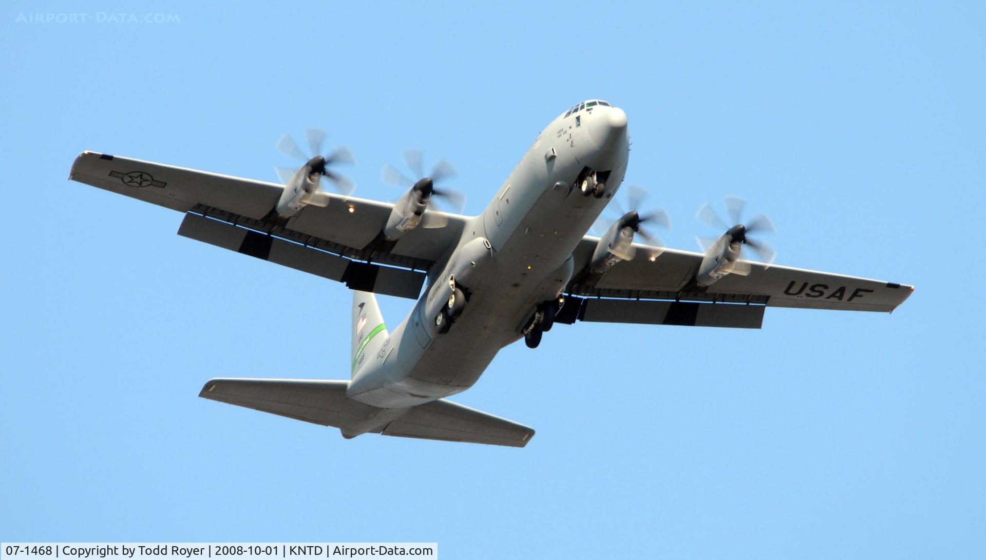 07-1468, 2008 Lockheed Martin C-130J-30 Super Hercules C/N 382-5594, From the backyard