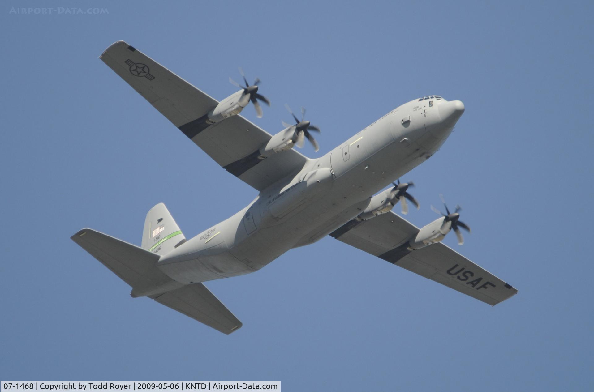 07-1468, 2008 Lockheed Martin C-130J-30 Super Hercules C/N 382-5594, From the backyard