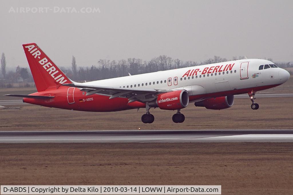 D-ABDS, 2007 Airbus A320-214 C/N 3289, AIR BERLIN
