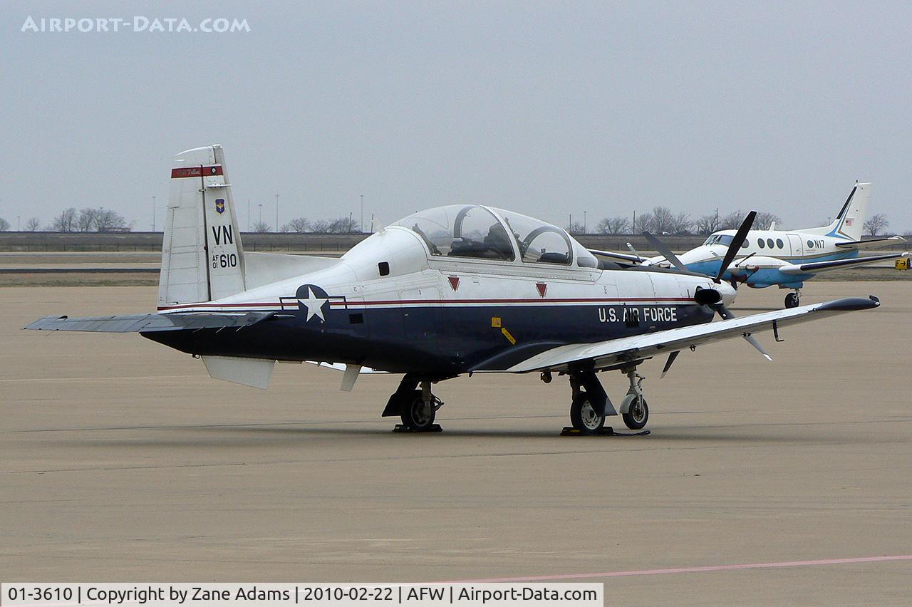 01-3610, 2001 Raytheon T-6A Texan II C/N PT-133, At Fort Worth Alliance Airport