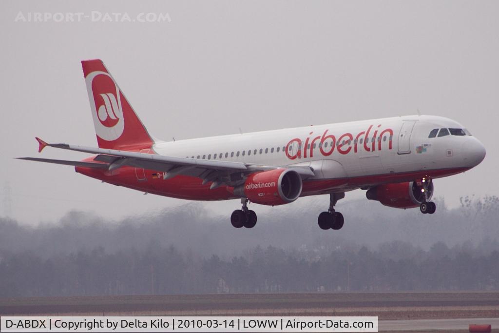 D-ABDX, 2009 Airbus A320-214 C/N 3995, AIR BERLIN