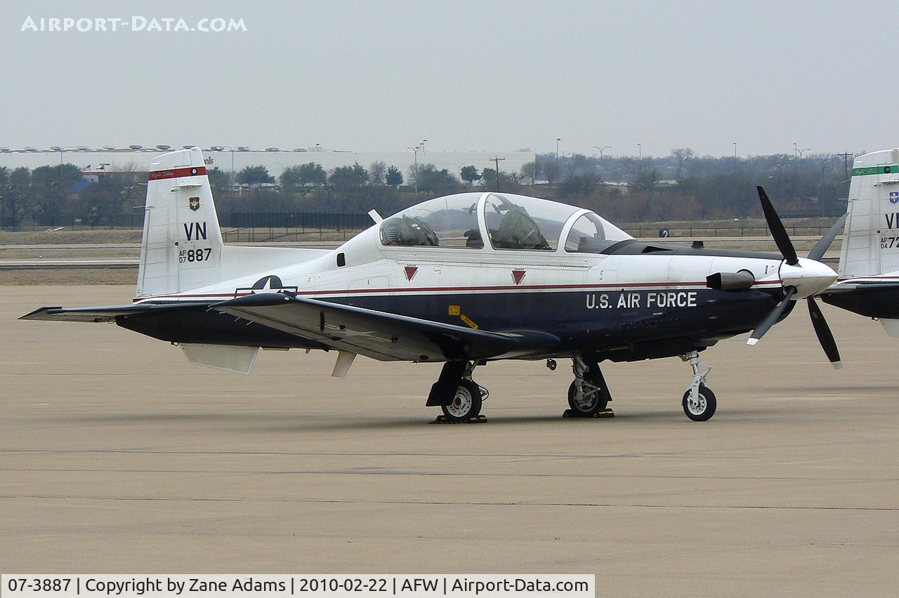 07-3887, 2007 Raytheon T-6A Texan II C/N PT-442, At Fort Worth Alliance Airport