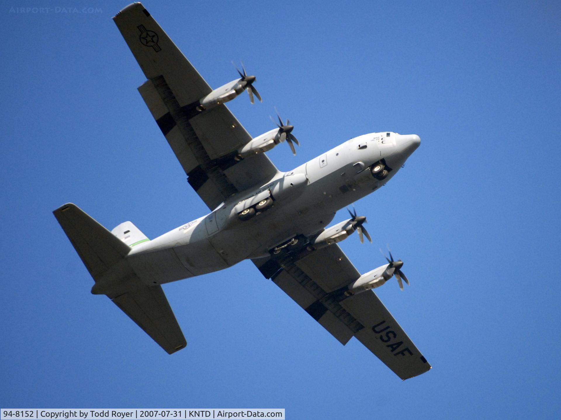 94-8152, Lockheed C-130J Hercules C/N 382-5415, From the backyard