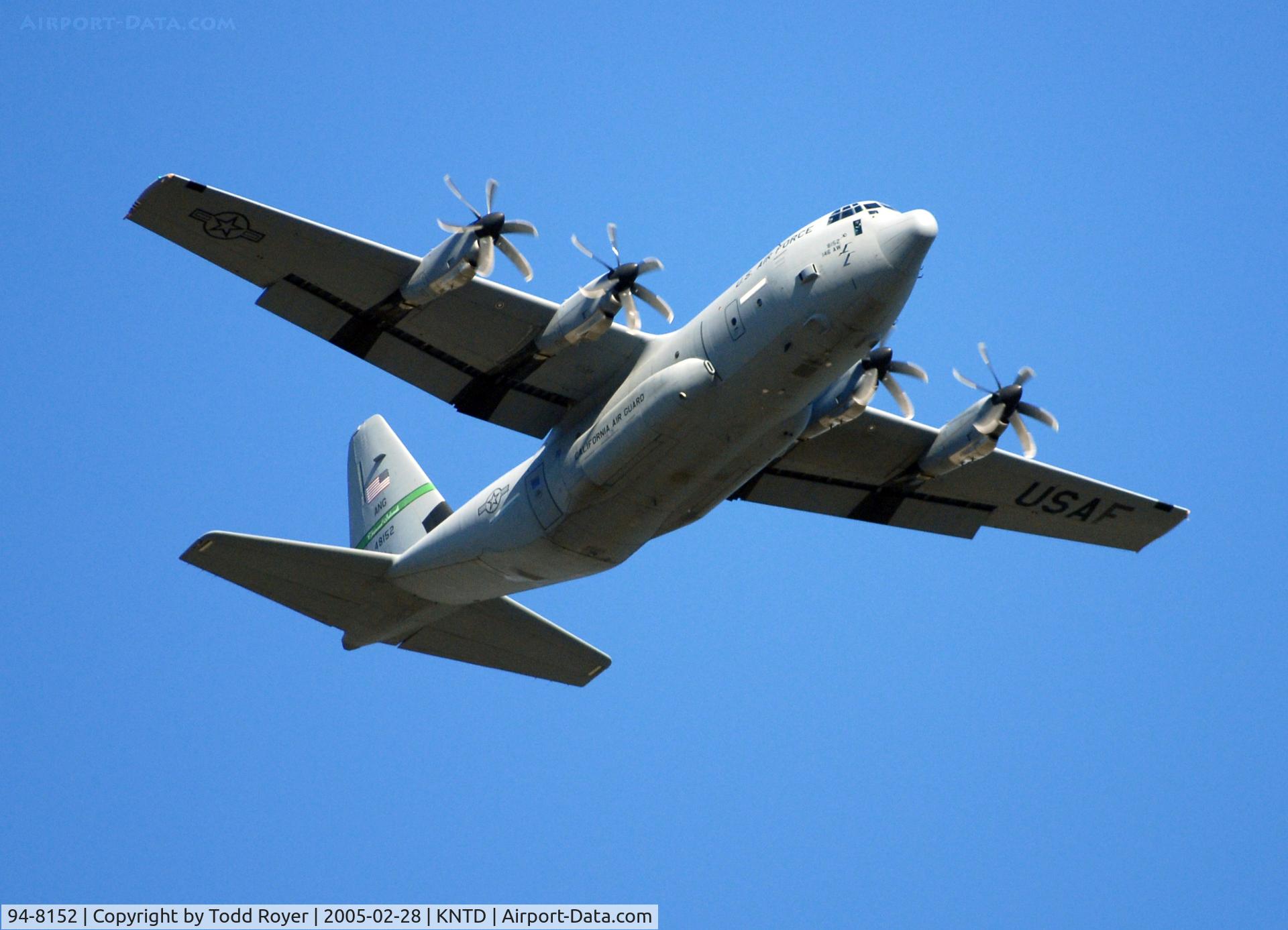 94-8152, Lockheed C-130J Hercules C/N 382-5415, From the backyard