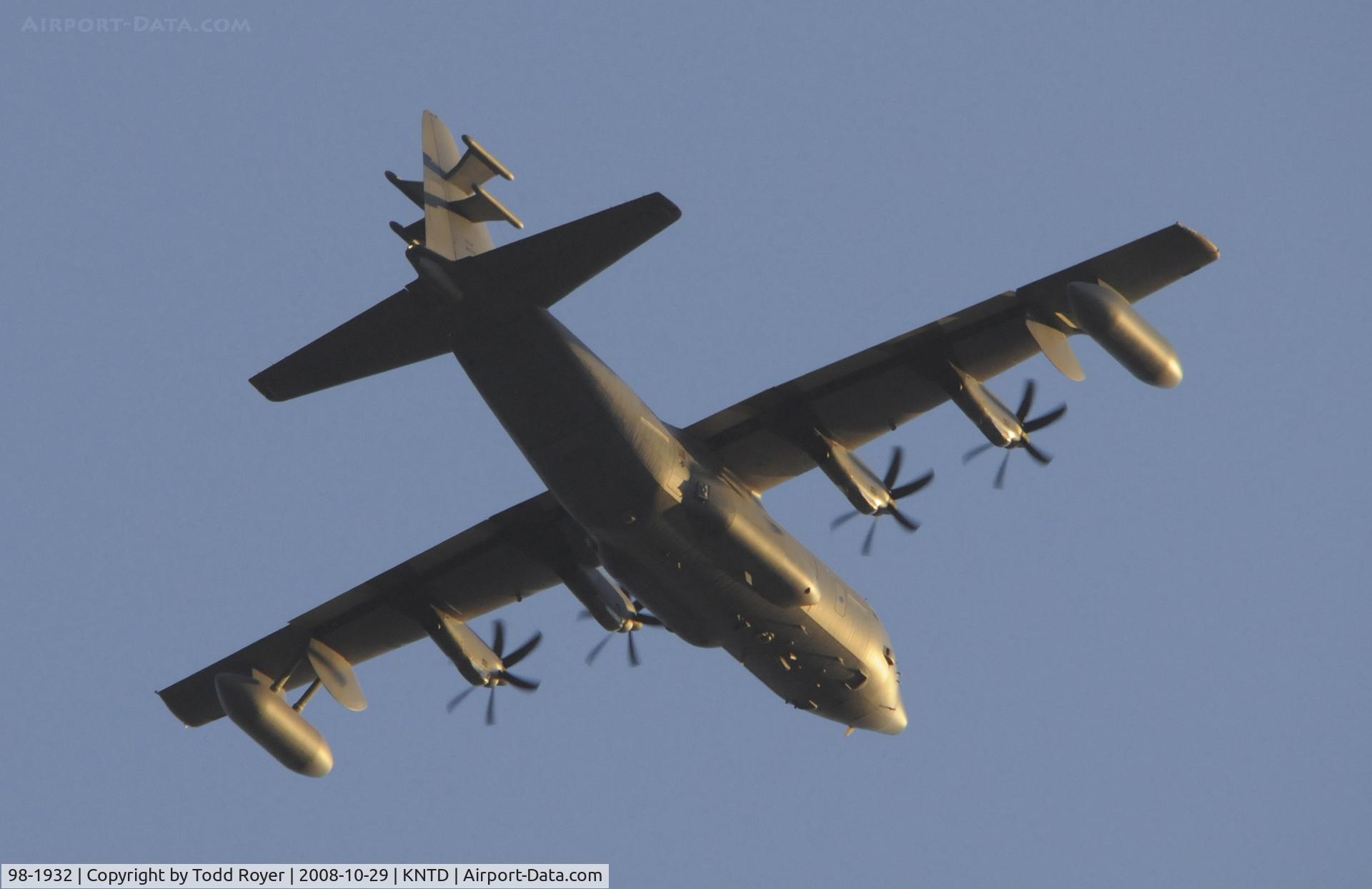 98-1932, 1998 Lockheed Martin EC-130J Commando Solo III C/N 382-5490, From the backyard