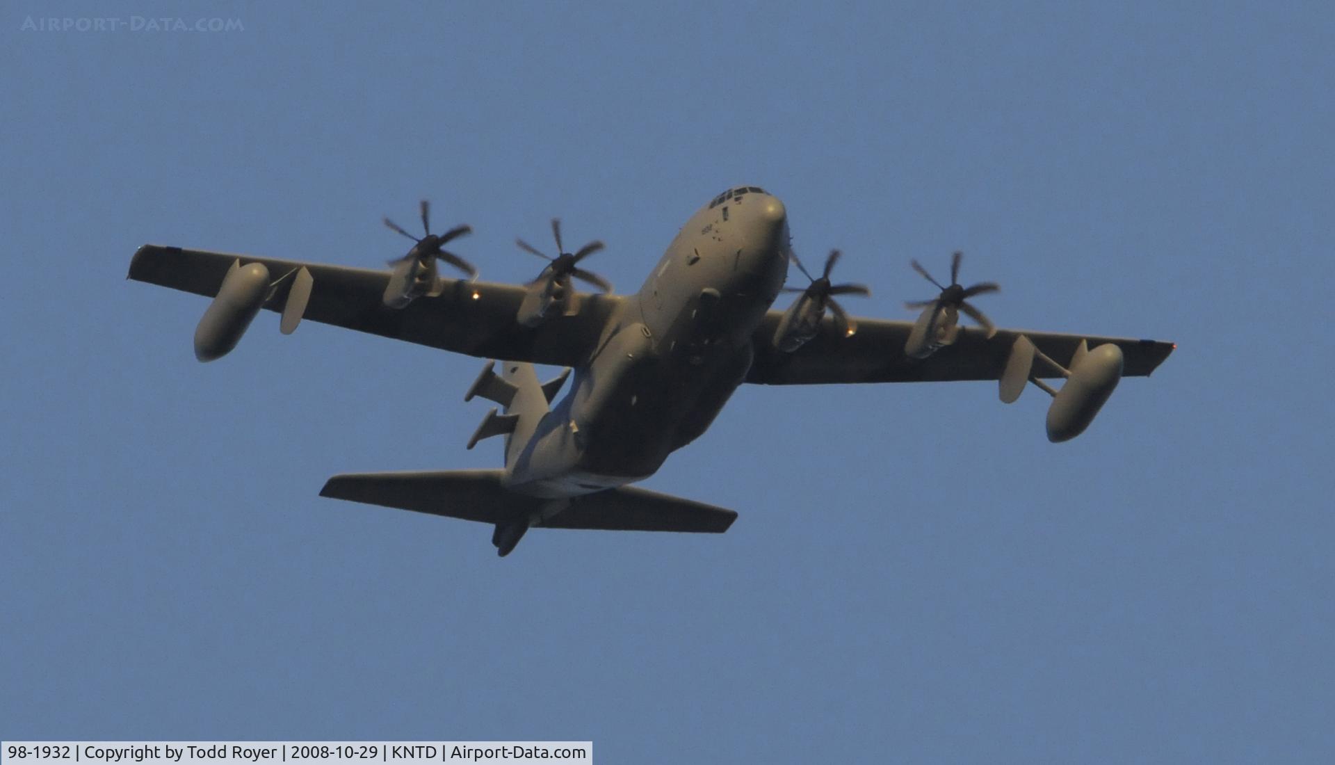 98-1932, 1998 Lockheed Martin EC-130J Commando Solo III C/N 382-5490, From the backyard