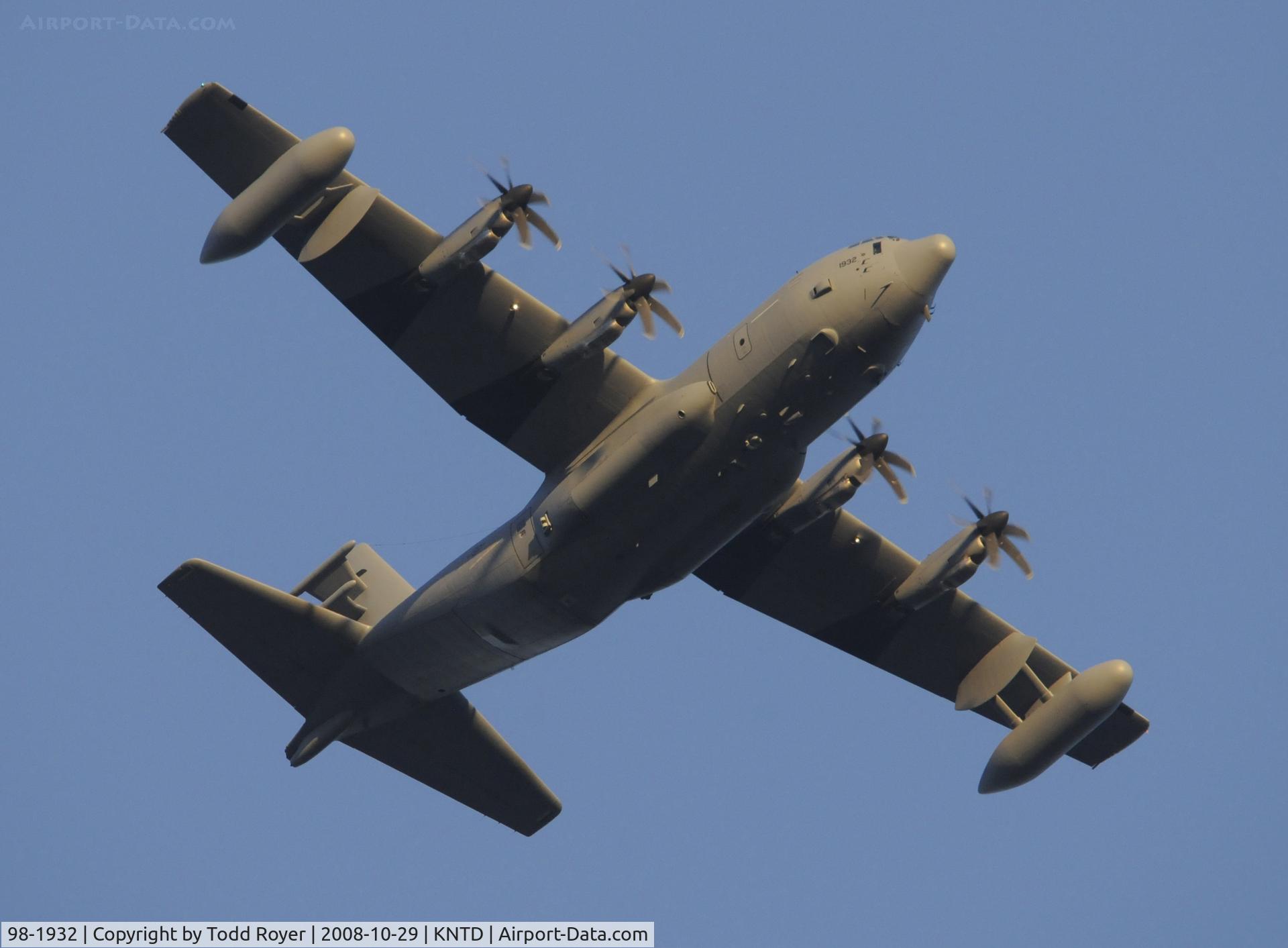 98-1932, 1998 Lockheed Martin EC-130J Commando Solo III C/N 382-5490, From the backyard