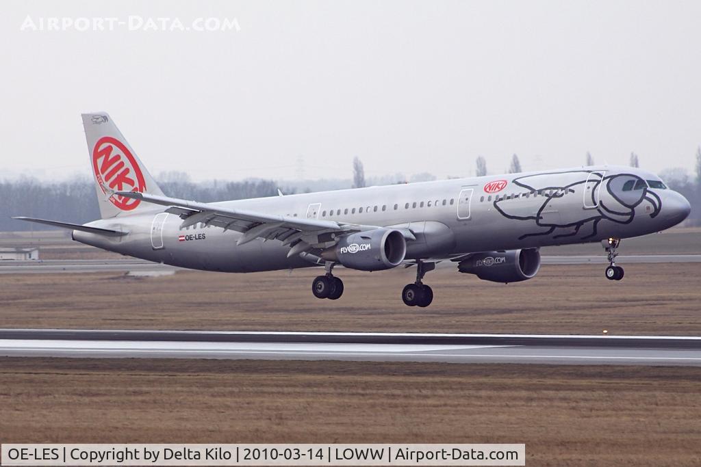 OE-LES, 2008 Airbus A321-211 C/N 3504, flyNIKI