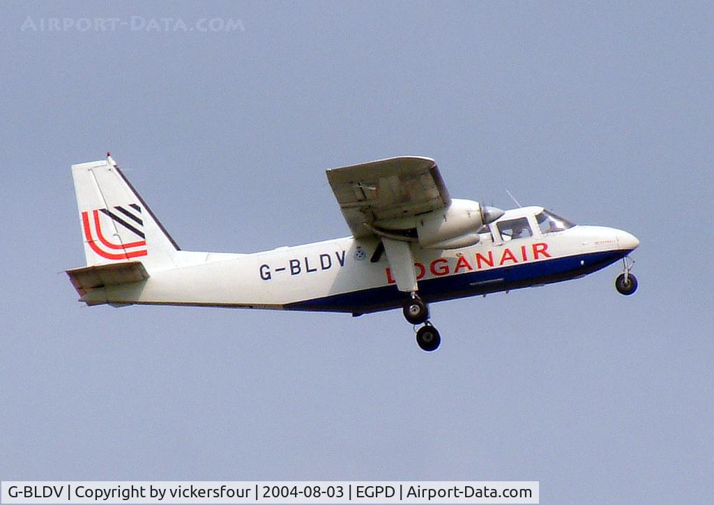 G-BLDV, 1984 Pilatus Britten-Norman BN-2B-26 Islander C/N 2179, Loganair