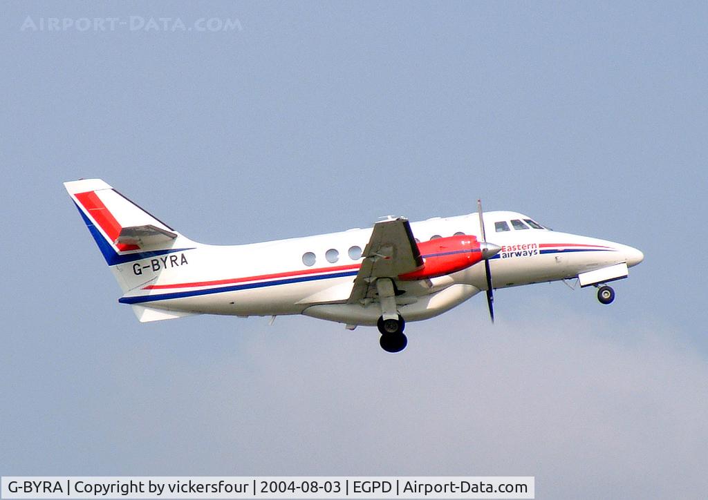 G-BYRA, 1989 British Aerospace BAe-3202 Jetstream 32 C/N 845, Eastern Airways