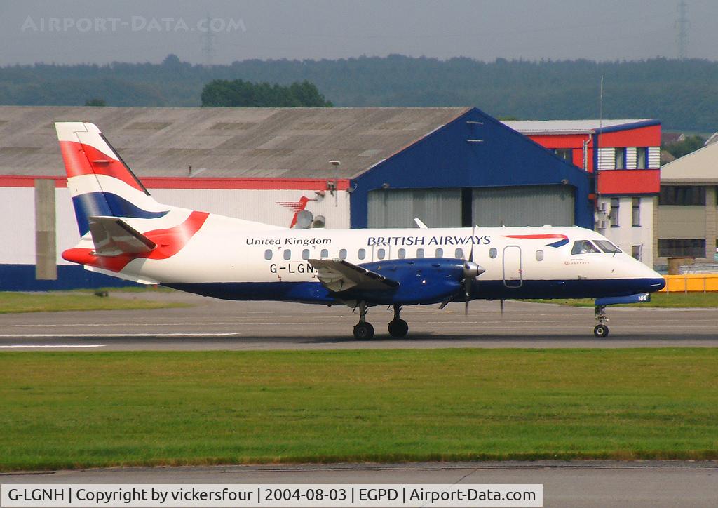 G-LGNH, 1993 Saab SF340B C/N 340B-333, Loganair/BA